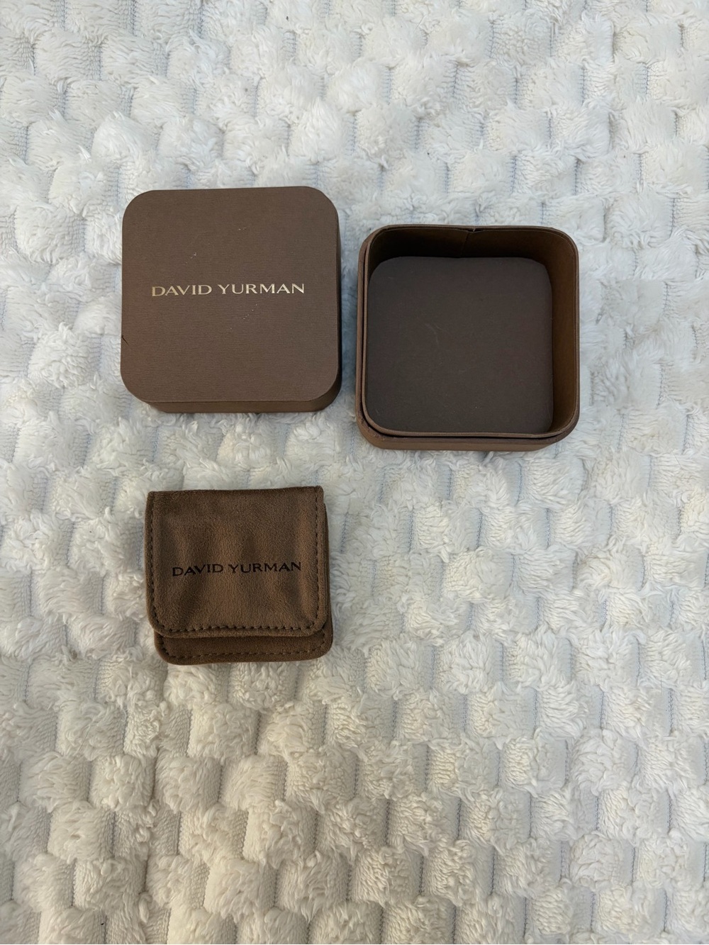 David Yurman Box and jewelry bag